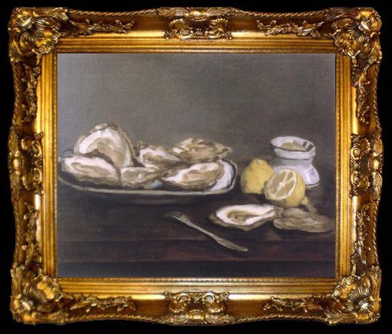 framed  Edouard Manet Oysters, ta009-2